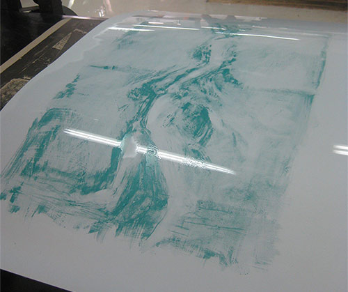 First litho plate